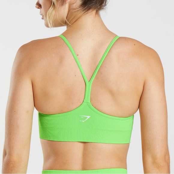 Gymshark Intimates & Sleepwear New Gymshark Sweat Seamless Sports Bra Xxl Fluo Lime Poshmark